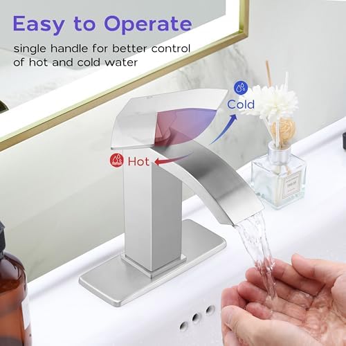 Onader 1 or 3 Hole Brushed Nickel Faucet