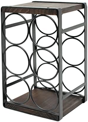 SODUKU Rustic Wood Wine Rack 6 Bottles Brown