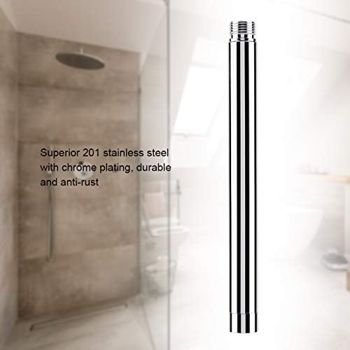 SALALIS 8 Inch Chrome Shower Arm Extension Pipe