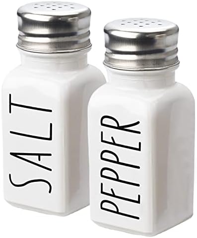 FIAHNG Farmhouse Salt Pepper Shakers Set 1