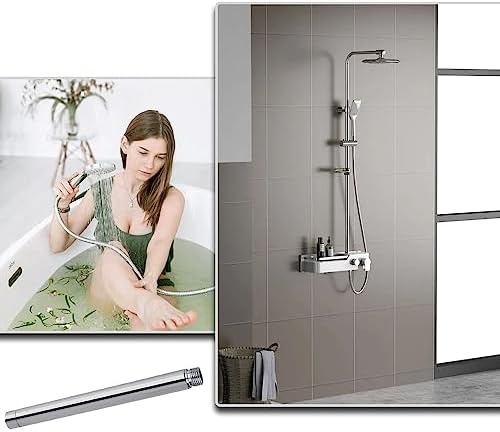 8 Inch Stainless Steel Shower Extension Tube for Modern Bathrooms