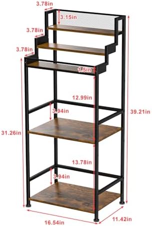 Jsskeeim Freestanding Trapezoidal Liquor Cabinet