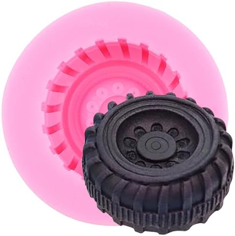 3D Tire Silicone Fondant Mold for Cake Decoration