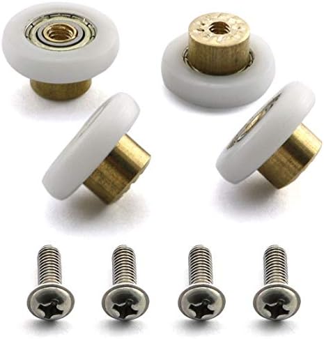 HJ Garden 4pcs Shower Door Rollers Replacement