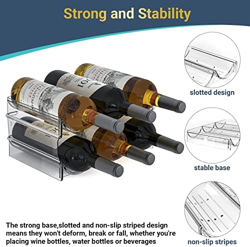 Benaep Stackable 4-Tier Water Bottle Wine Rack