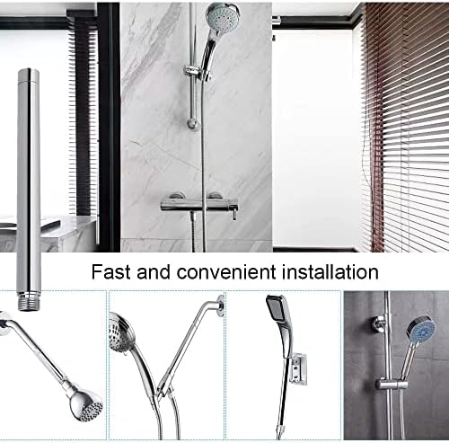 8 Inch Stainless Steel Shower Extension Tube for Modern Bathrooms