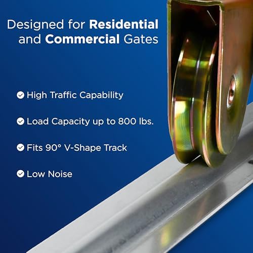 ALEKO 35 Inch V-Groove Gate Wheel