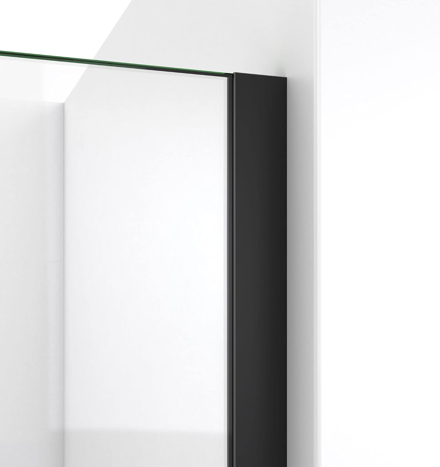 DreamLine Linea 34x72 Frameless Shower Screen Satin Black
