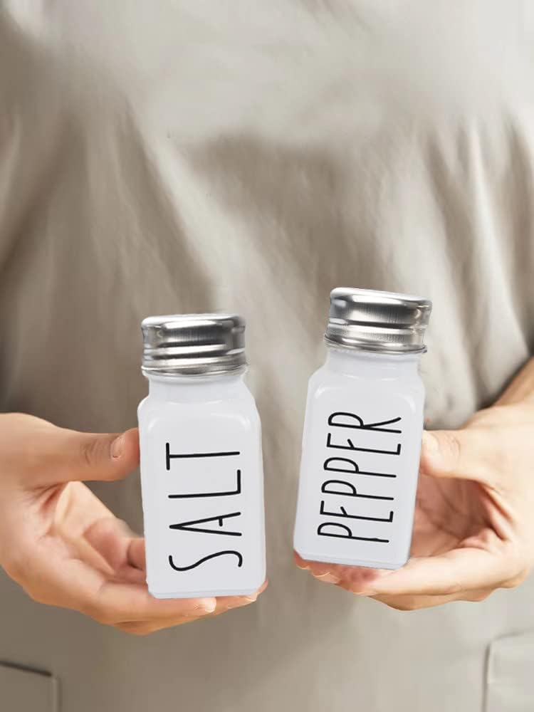 FIAHNG Farmhouse Salt Pepper Shakers Set 1