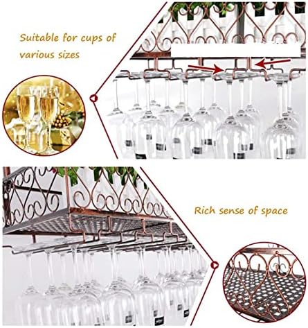 ALDEPO Wall-Mounted Wine Rack with Adjustable Height