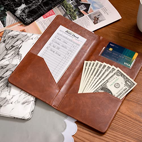 CoBak Check Presenters for Restaurants 20 Pack Brown