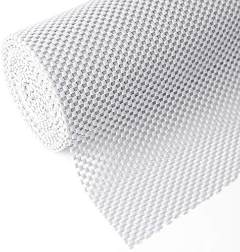 Iwtmm Shelf Liner 177 x 20 Non-Adhesive Non-Slip Durable White