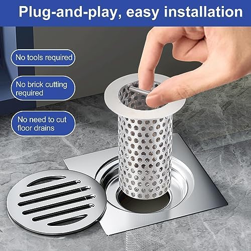 3 Inch Commercial Floor Drain Strainer with 6 Inch Height