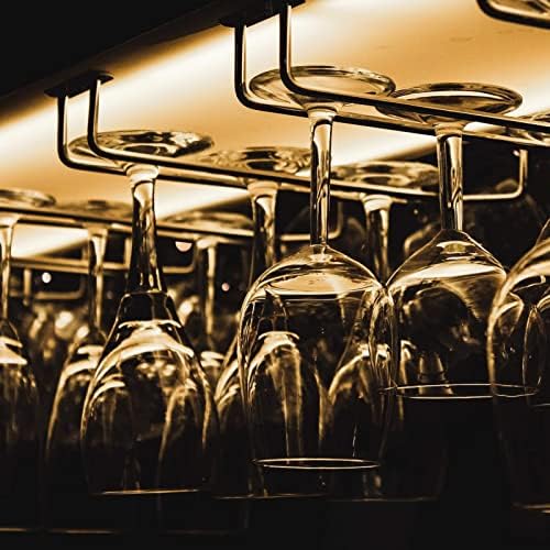Dicunoy 6 Pack Black Wine Glass Rack