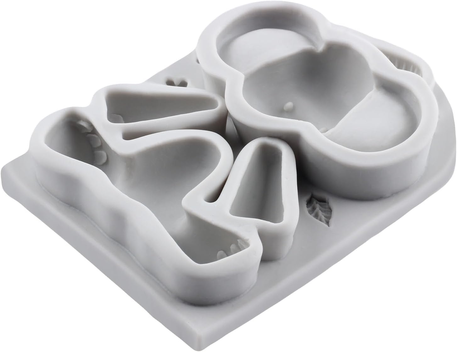 YANQINMS Elephant Silicone Fondant Mold - Reusable Cake Decorator Mold