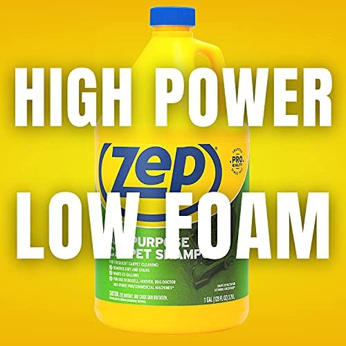 Zep Carpet Shampoo Concentrate Cleaner - 1 Gallon - ZUCEC128