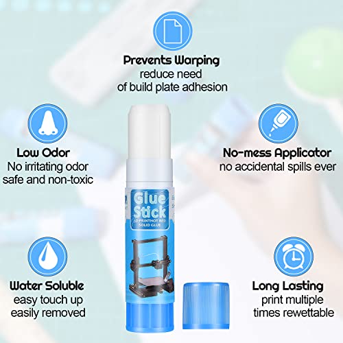 Outus PVP Glue Sticks for 3D Printer Hot Bed 6 Pack
