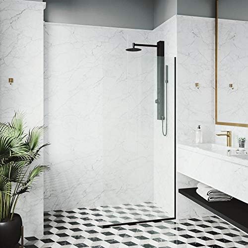 VIGO Zenith Frameless Tempered Glass Shower Panel