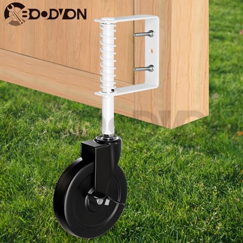 BOODVON 5 Inch Heavy Duty Gate Caster with Side Brake