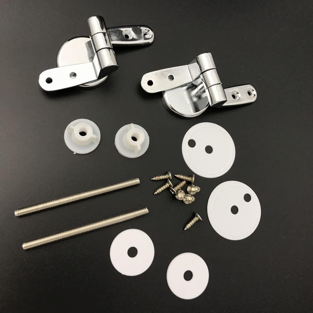 Zinc Alloy Toilet Seat Hinge Fixings Set with Bolts