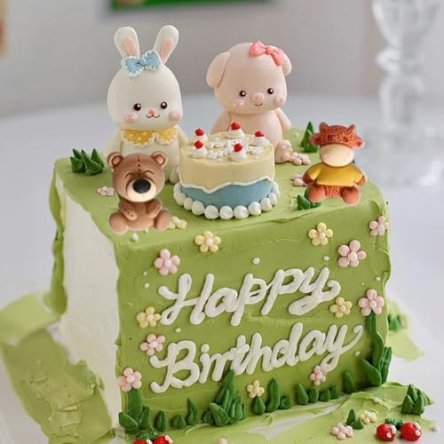 Zoo Animals Silicone Fondant Mold for Cake Decor