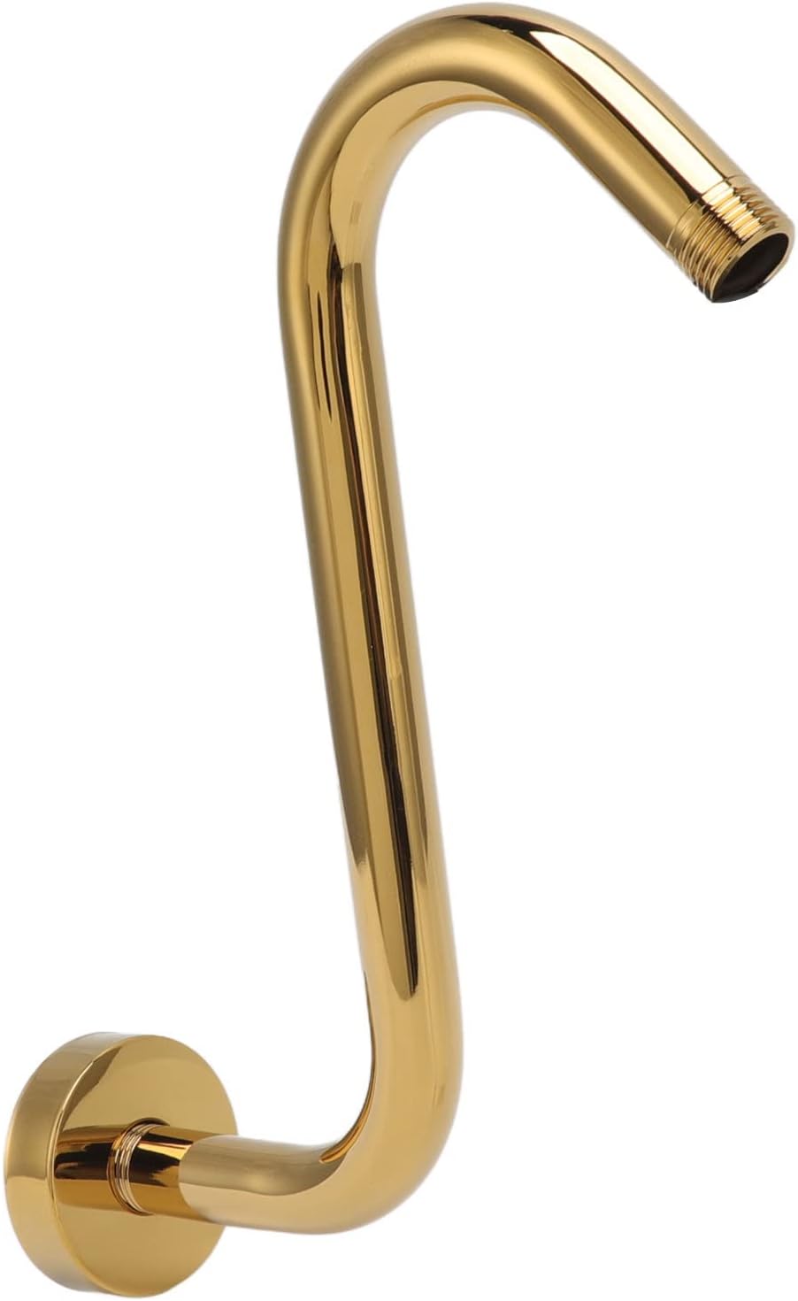 Gold 304 Stainless Steel S-Shaped Shower Arm