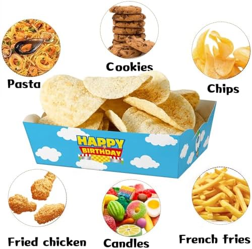 24 Pcs Cartoon Themed Birthday Snack Bowls