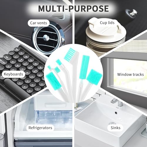 YONHTUTU 16 Pcs Ice Maker Cleaning Brush Set with Rags