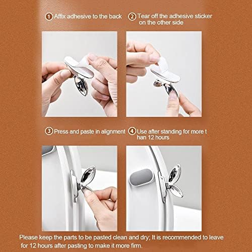 Gofidin Toilet Seat Lid Lifter with Adhesive - Rose Gold
