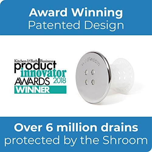 TubShroom Drain Protector - 2 Pack Chrome 15 - 175 Fit