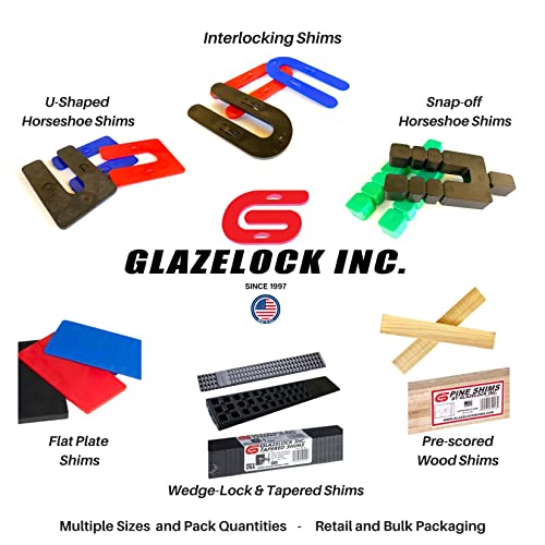 FLI Products Glazelock MS02 116 Thick Shim Stack 70stacks1120pcbox