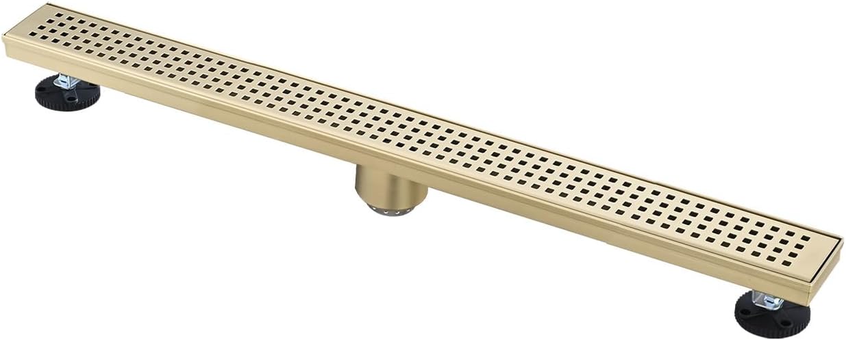 28-Inch Linear Shower Drain with Removable Grate