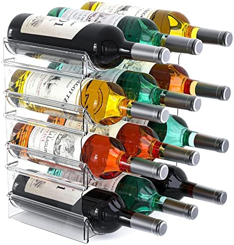 Benaep Stackable 4-Tier Water Bottle Wine Rack