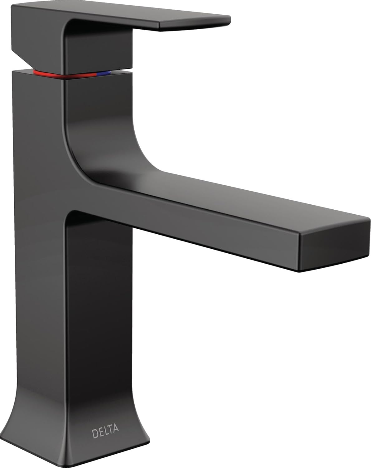 Delta Faucet Velum Single Hole Bathroom Faucet in Matte Black
