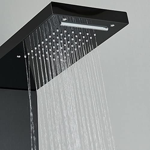 Gougeltd Stainless Steel Shower Panel Tower System with Massage Jets 1