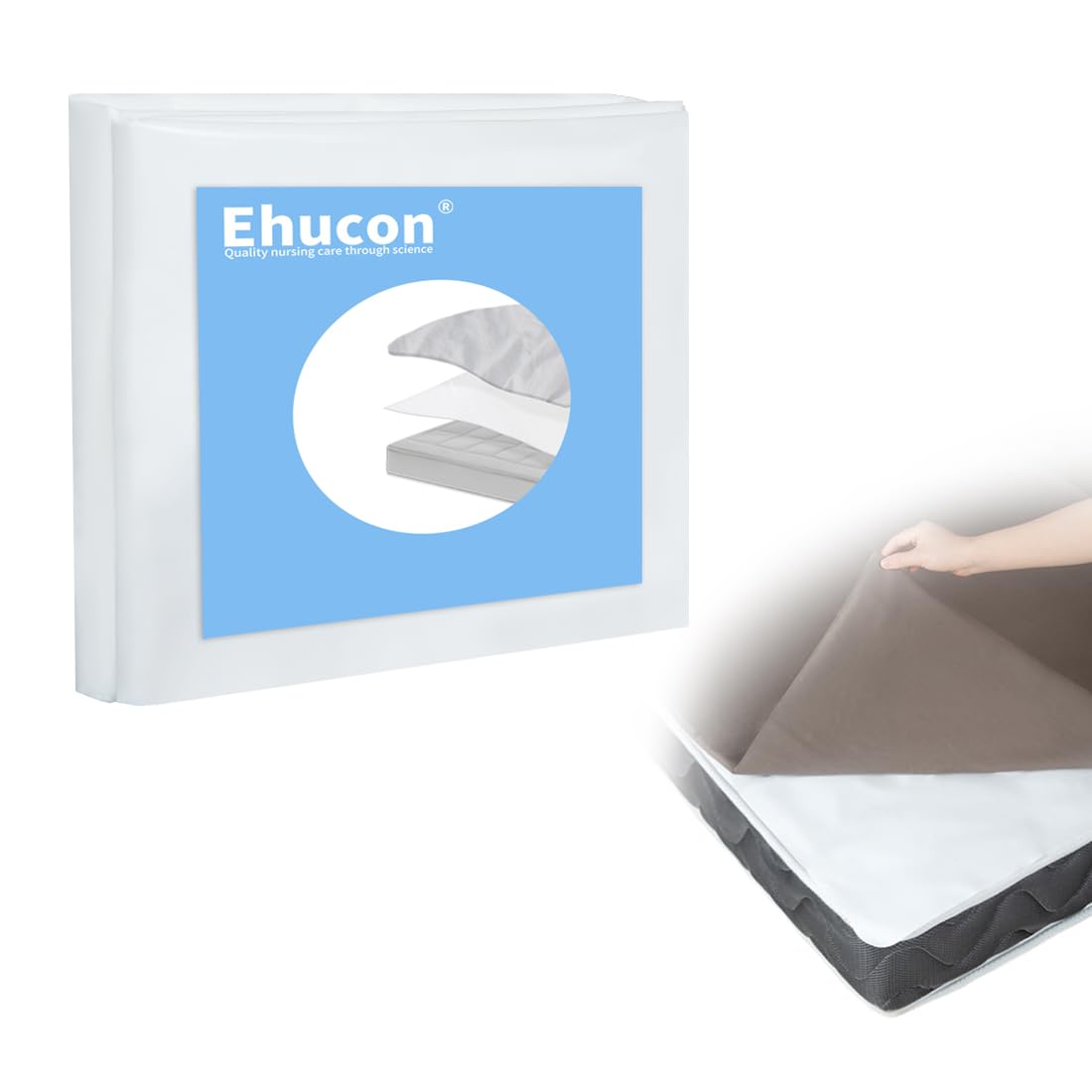 Ehucon Silicone Slide Stopper Pad for Bed Sheets 295 x 787