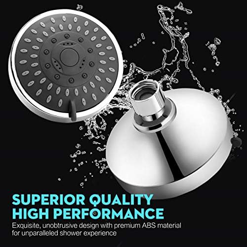 WarmSpray High Pressure 5-Setting Fixed Showerhead