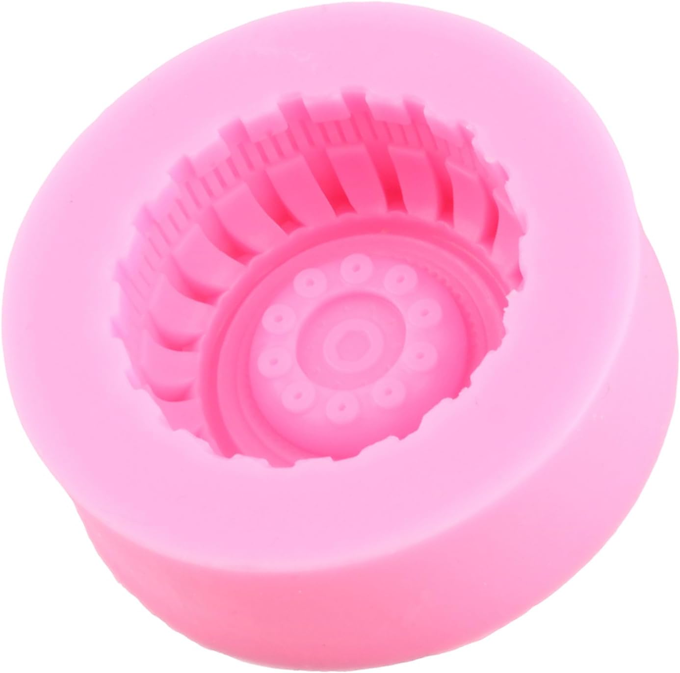 3D Tire Silicone Fondant Mold for Cake Decoration