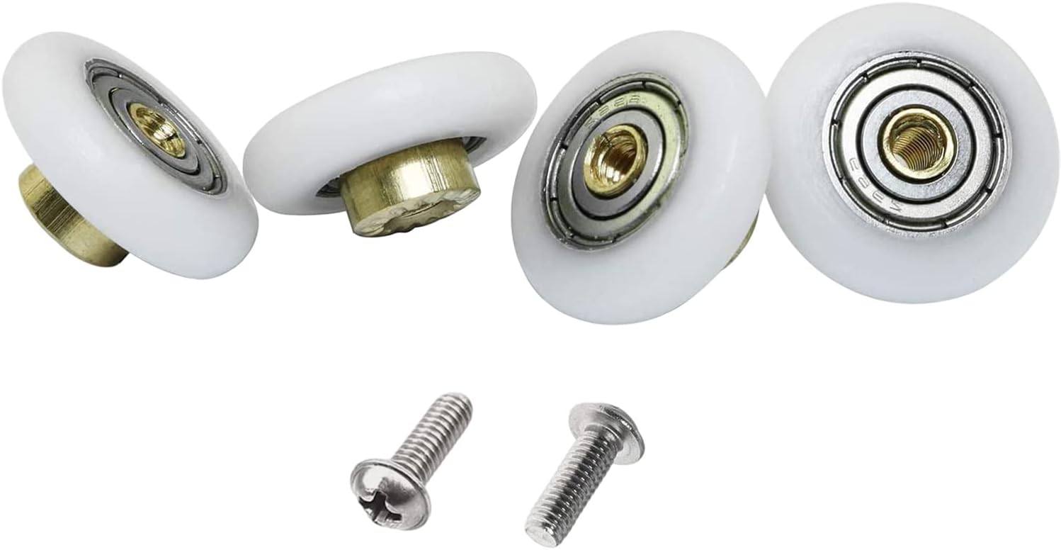 YUANQIAN Shower Door Rollers 20PCS Replacement for Glass Doors