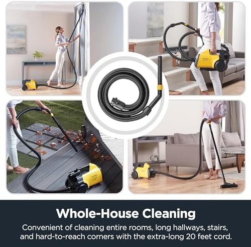 Eureka 3670M Canister Vacuum 12 Amps 25L Dust Bag Yellow