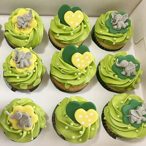 Caregene Mini Elephant Chocolate Moulds for Baby Shower