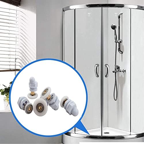 Qikuver 4PCS Shower Door Rollers 29MM Replacement