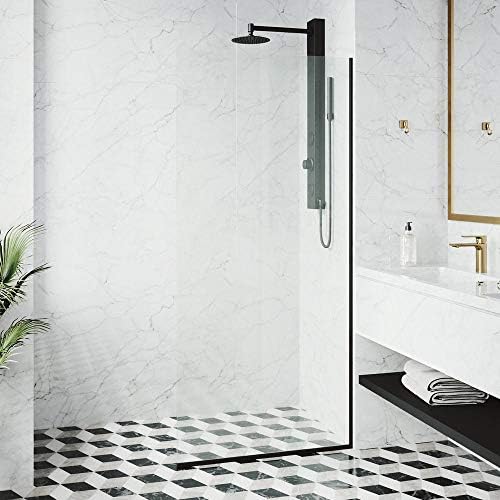 VIGO Zenith Frameless Tempered Glass Shower Panel