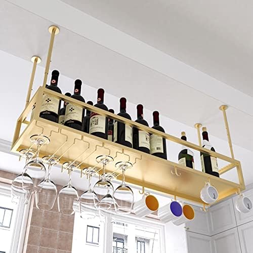 Suuim Metal Ceiling Wine Rack Holder