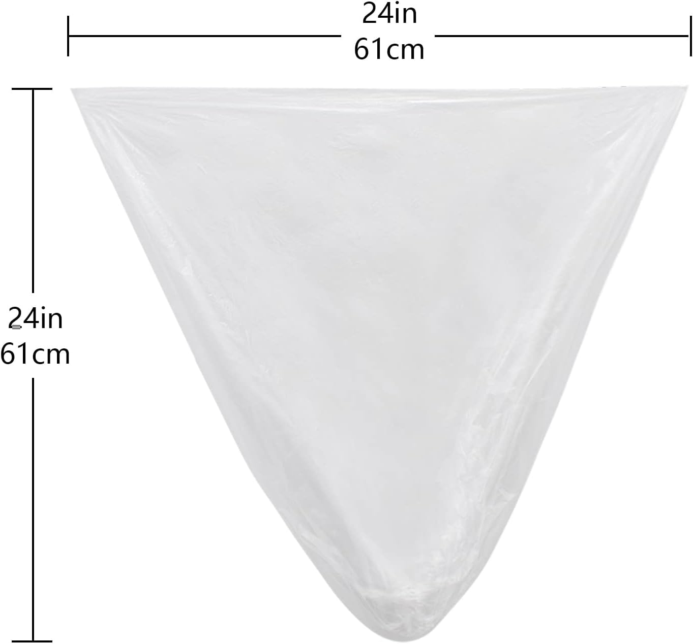 TYPLASTICS Trash Can Liner - 1000 Count 24x24 7-10 Gallon