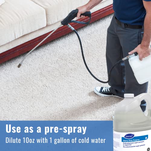 Diversey Carpet Cleanser Heavy-Duty Prespray 1 Gallon 4 Carton