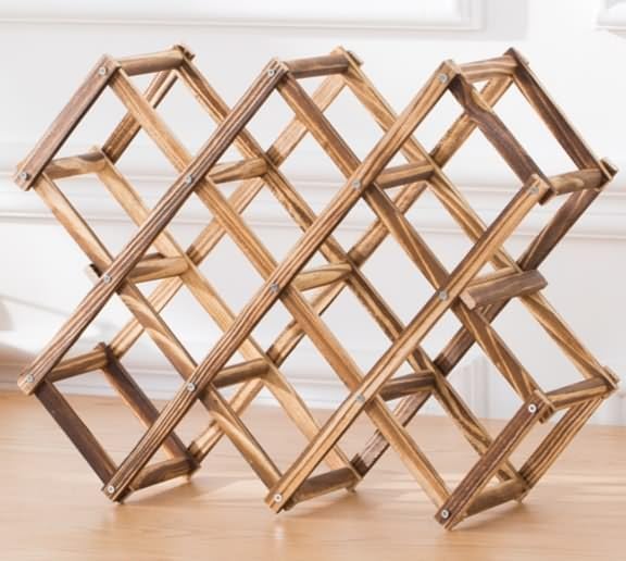 LoongZDD Foldable Wine Rack Organizer 1