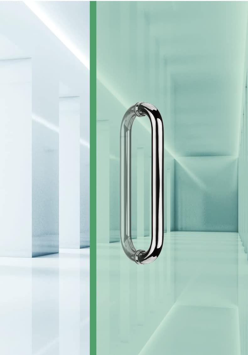 WANLIAN 8 Inch Gold Shower Door Pull Handle