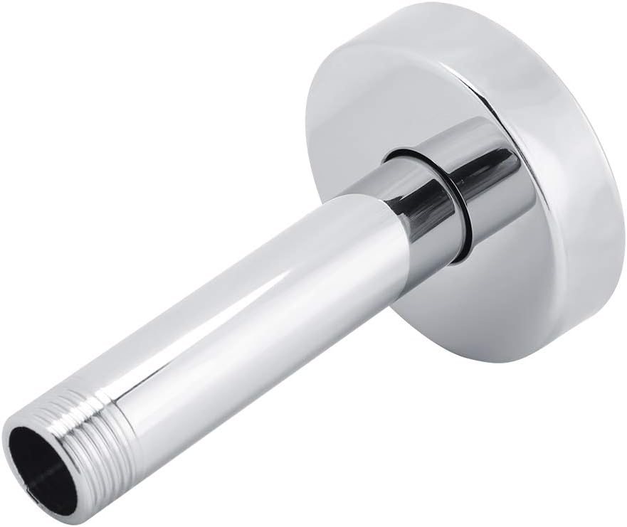 CRBWXONLIFE Straight Shower Arm G12in Stainless Steel Ceiling Mounted Shower Accessories