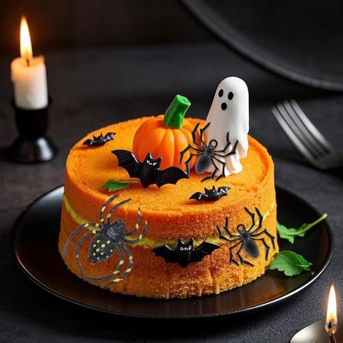 Spider Fondant Mold 2 Pcs - Halloween Cake Decorating Silicone Molds